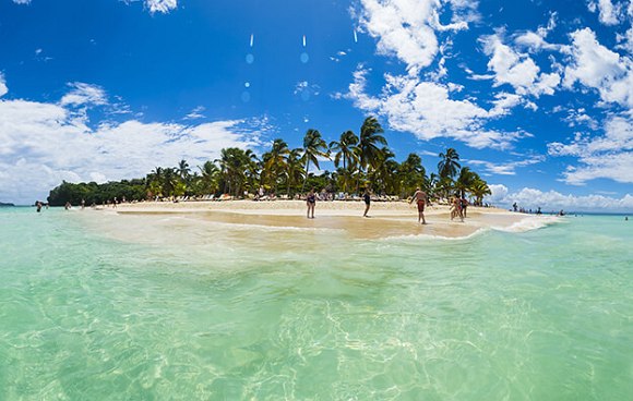 Cayo Levantado Provinz Samana Dominikanische Republik Karibik